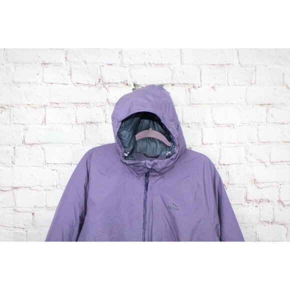 LL Bean Waterproof Ultralight Down Jacket Muted Purple Size XL Pet - Picture 2 of 10